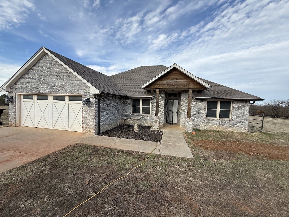 Oklahoma Gutter Solutions completed job 1
